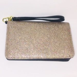 Luv Betsey by Betsey Johnson Glitter Wristlet